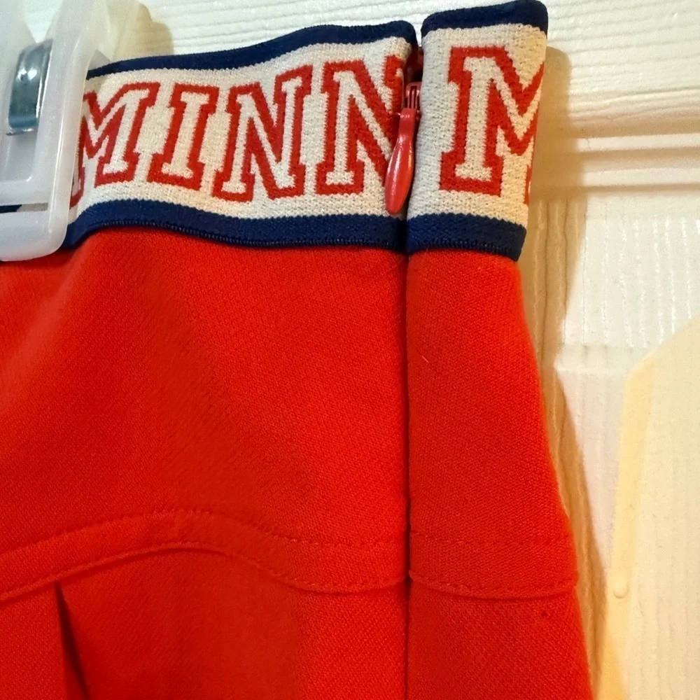Disney x Macys Collab Minnie Mouse Red Skater Mini Skirt with Pleats